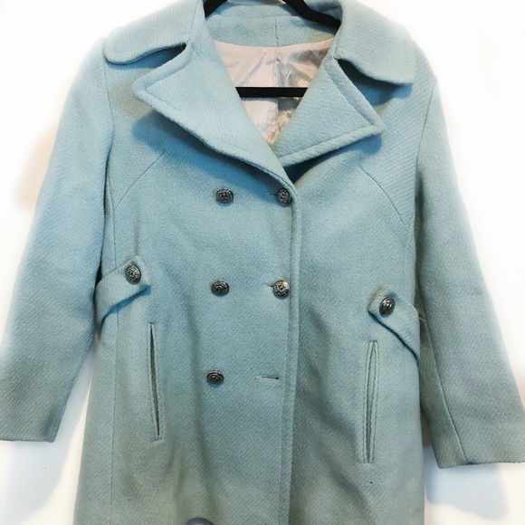 baby blue peacoat
